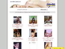 Tablet Screenshot of anal-bilder-galerie.com